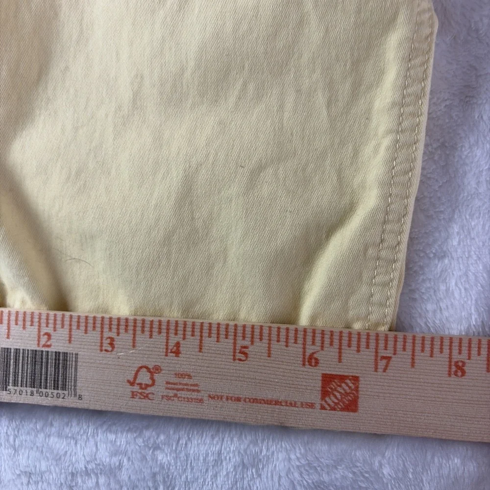 LOFT Monroe Slim Chino Light Yellow Pant Women's Size 14‎ Career Office Spring